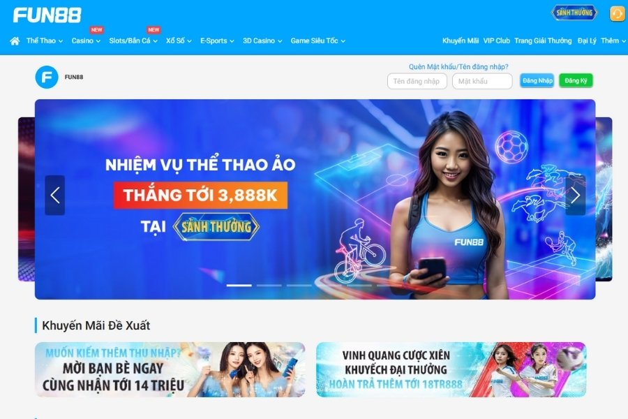 trang chủ nhà cái FUN88