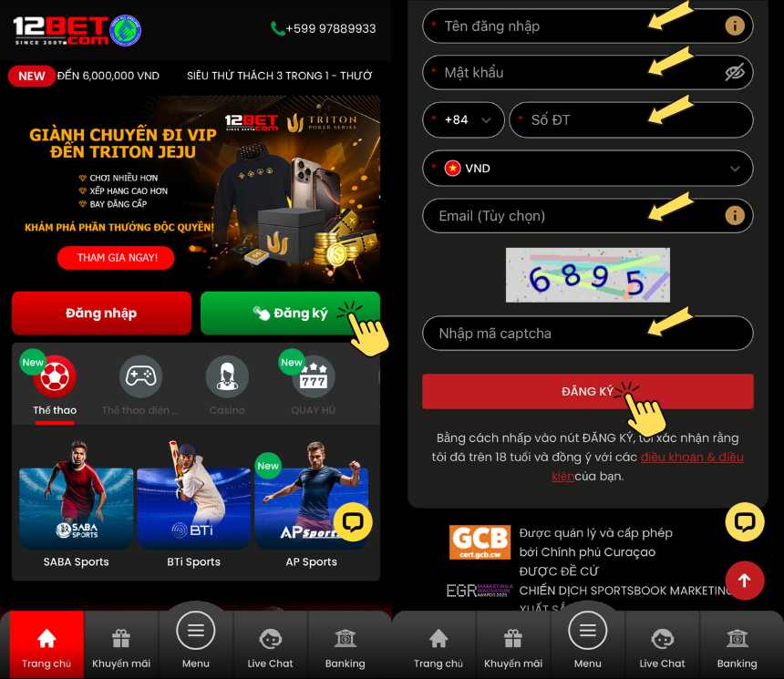 đăng ký 12bet