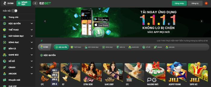 nhà cái E2BET